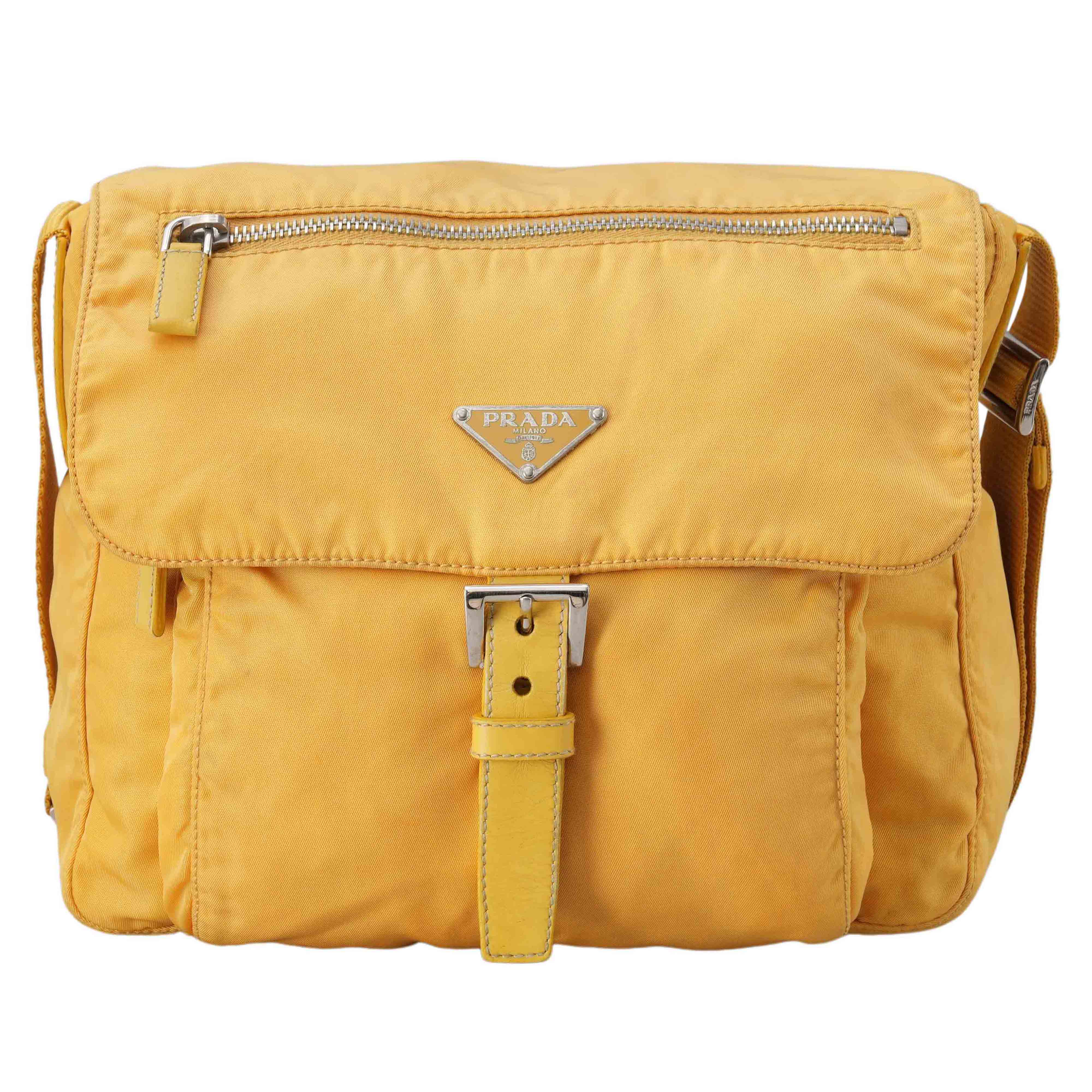 PRADA(USED)프라다 패브릭 숄더백